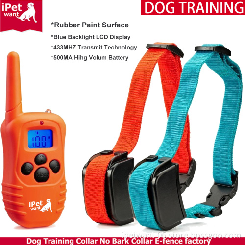 For 2Dgos Rubber Paint Surface Remote Dog Training Collar Amazon Best Seller With Private Label